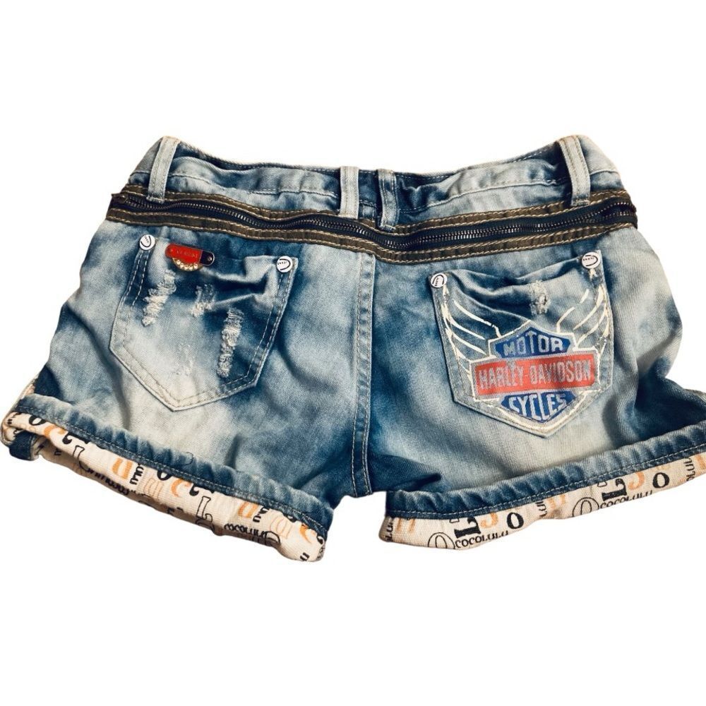 Ben-Wei Denim Fun Short Shorts